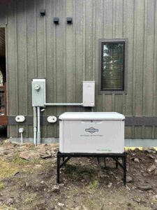 Outside freestanding generator, Whole-Home Generator Maintenance, Whole home generators Rapid City, best standby generator for home use, Briggs & Stratton EnergyTrak installation